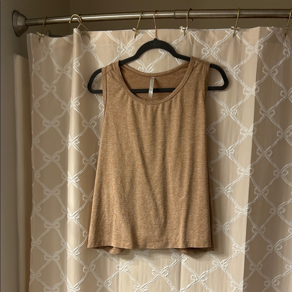 Fabletics Tank 3x Casual Brown Sleeveless Top